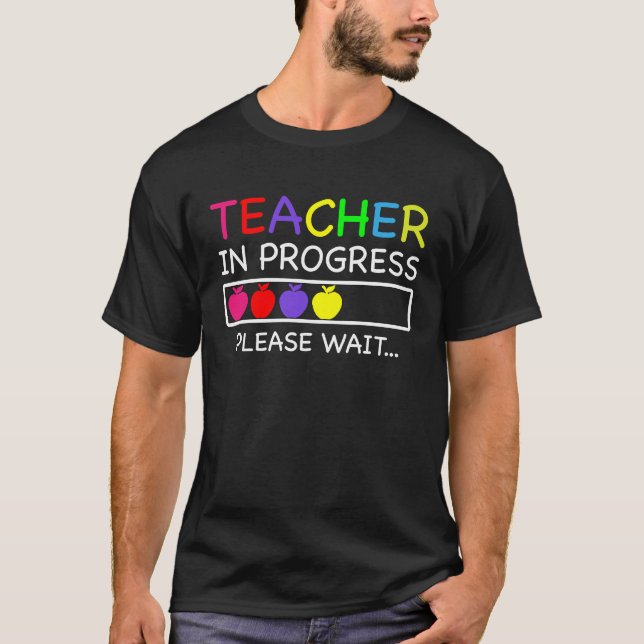 Lehrer im Gange Bitte warten Bar Future T-Shirt (Vorderseite)
