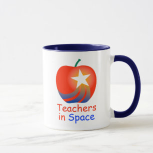 Lehrer in der Raum-Wecker-Tasse (blau) Tasse
