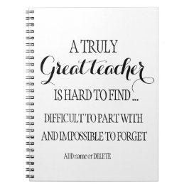 Lehrer in Rente verlassend danke zitieren Abschied Notizblock