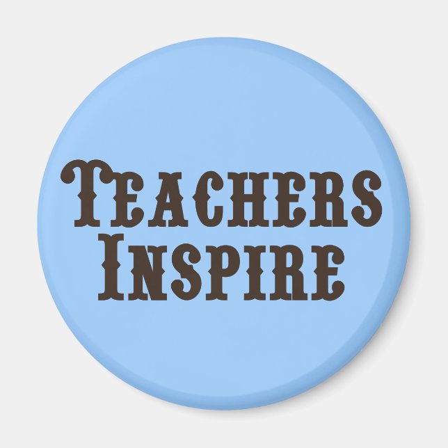 Lehrer inspirieren magnet (Vorne)