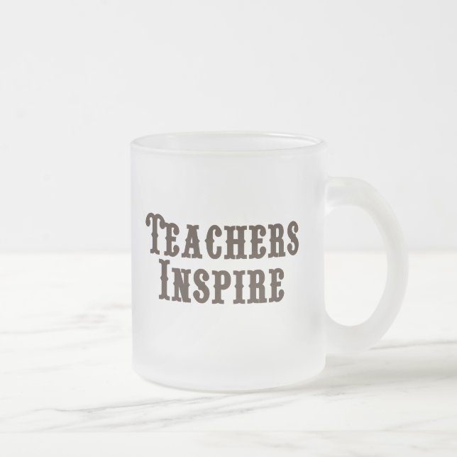 Lehrer inspirieren mattglastasse (Rechts)
