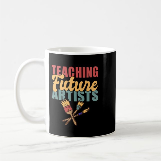 Lehrer Job Art Lehrer Maler Malerei Zeichn Kaffeetasse (Links)