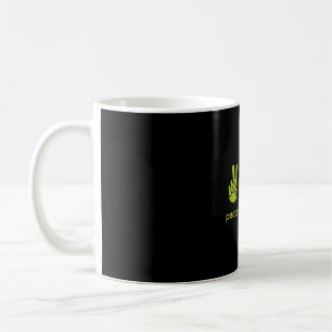 Lehrer Job Frieden Liebe Mathematik Fingers Hand u Kaffeetasse