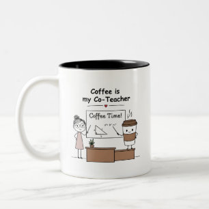 Lehrer Kaffee Formel Zweifarbige Tasse