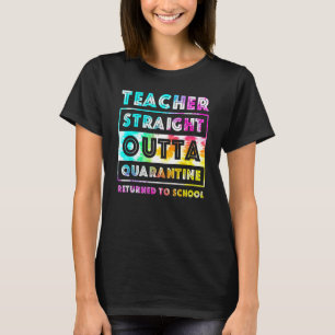 Lehrer kehrte in die Schule direkt außerhalb von Q T-Shirt