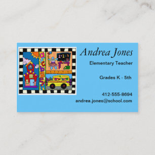 Lehrer kennt Bestes Visitenkarte