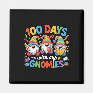 Lehrer Kinder Gnom 100 Tage Schule Magnet