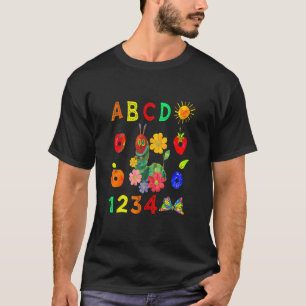 Lehrer Kindergarten Retro Blumen Und Hungrige Cate T-Shirt