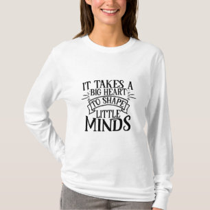 Lehrer Kunst es formen kleine Minds T-Shirt