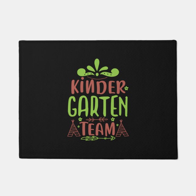 Lehrer Kunst Kindergarten Team Fußmatte (Vorderseite)