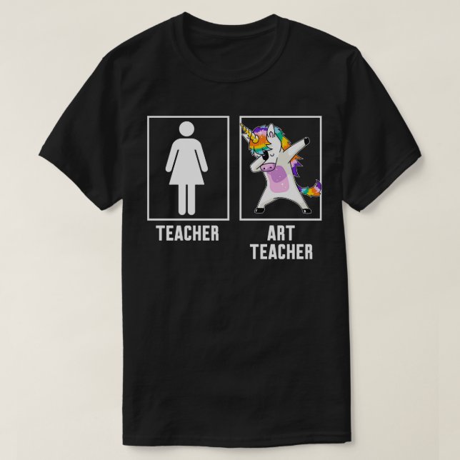 Lehrer / Kunstlehrer T-Shirt (Design vorne)