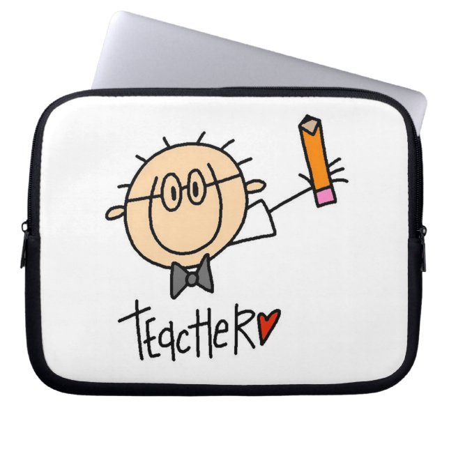 Lehrer Laptopschutzhülle (Vorderseite)