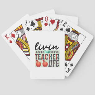 Lehrer leben, dass Lehrer Leben Spielkarten