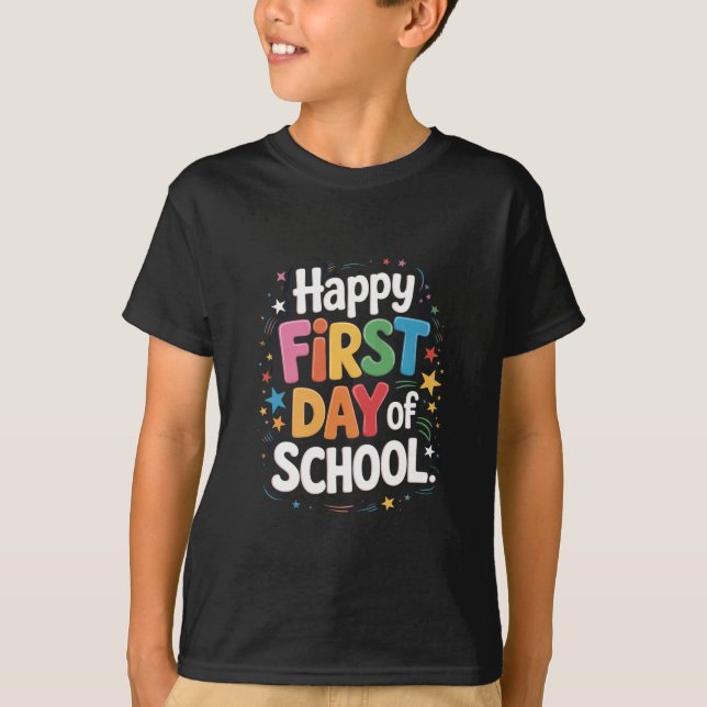 Lehrer Lebensgeschenk zum ersten Schultag T-Shirt (Vorderseite)
