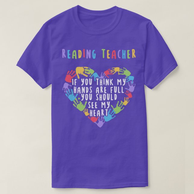 Lehrer lesen 3 T-Shirt (Design vorne)