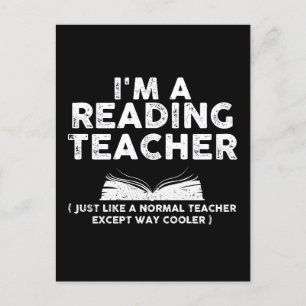 Lehrer lesen - Ich bin Leselehrer Postkarte