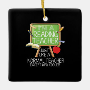Lehrer lesen keramikornament