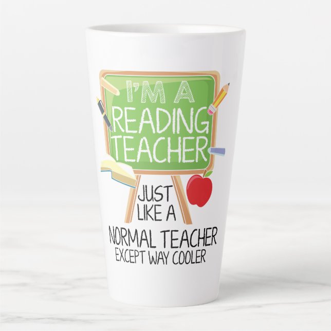 Lehrer lesen milchtasse (Vorderseite)