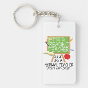 Lehrer lesen schlüsselanhänger