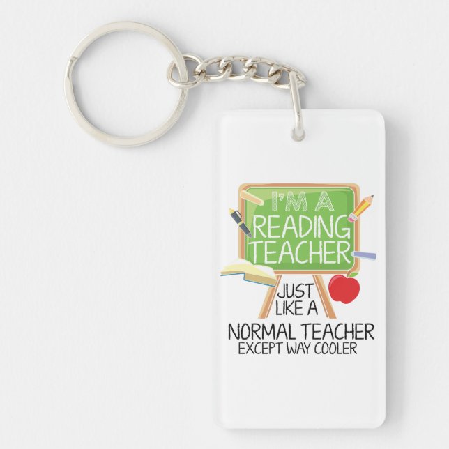 Lehrer lesen schlüsselanhänger (Vorderseite)