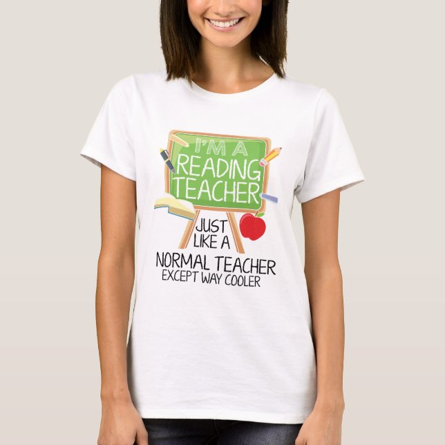 Lehrer lesen T-Shirt (Vorderseite)