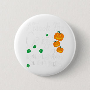 Lehrer Liebe bricht lustiges Halloween-Kostümgesch Button