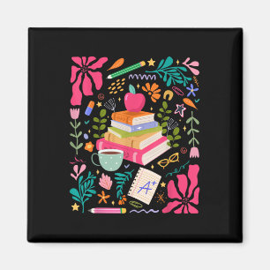 Lehrer Liebe Inspirier Blume Lehrer Erster Tag Zur Magnet