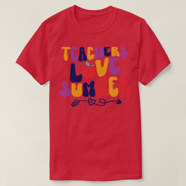 Lehrer Liebe Sommer T-Shirt (Design vorne)