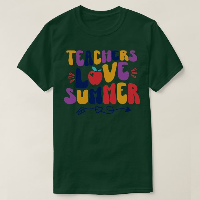 Lehrer Liebe Sommer T-Shirt (Design vorne)