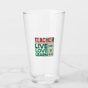 Lehrer Live-Liebe lernen Glas