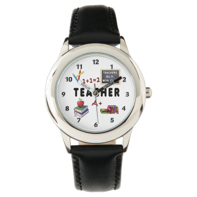Lehrer machen das mit der Klasse Armbanduhr (Vorderseite)