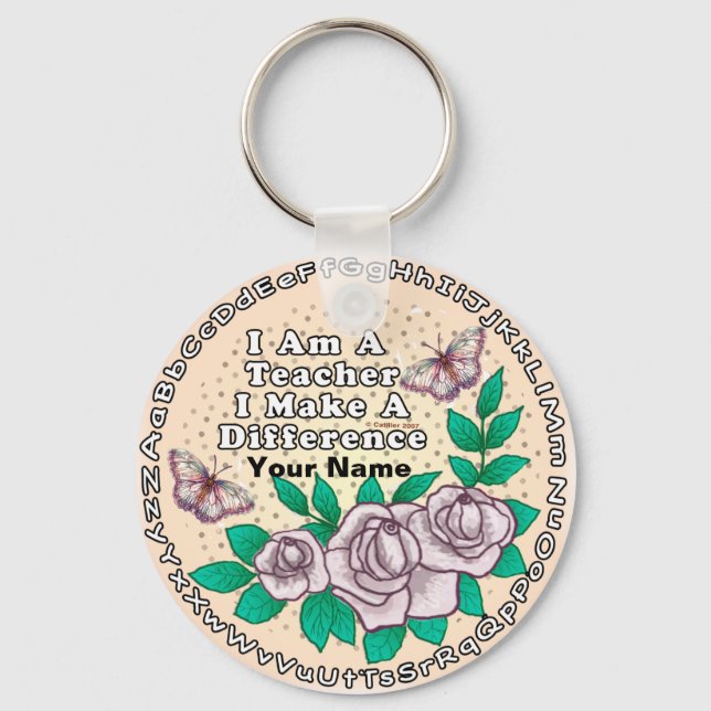 Lehrer macht den Schlüsselanhänger anders (Vorderseite)