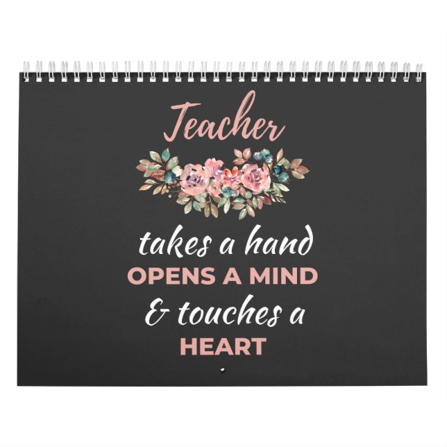 Lehrer macht eine Hand öffnet einen Geist Kalender (Titelbild)