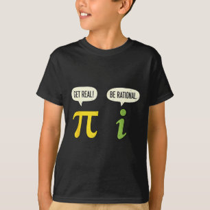 Lehrer Mathe Pi Echt Sein Sei Rational Lustiger Ma T-Shirt