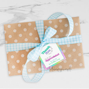 Lehrer/Mitarbeiter-Wertschätzung Danke, Geschenk-T Geschenkanhänger