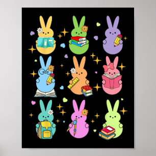 Lehrer Osterhase Frohe Ostern Ei Groovy Stude Poster