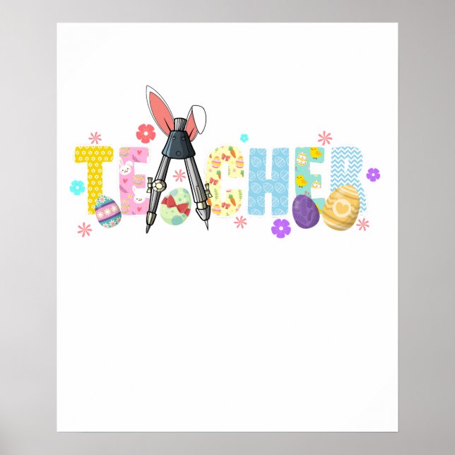 Lehrer Ostern, Retro, Vintage Poster (Vorne)