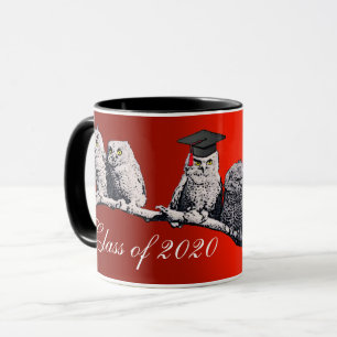 LEHRER OWL, KLEINE EIGENSCHAFT Rot Tasse