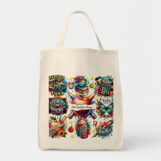 Lehrer personalisieren Namensschild-Geschenk Tragetasche