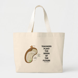 Lehrer Pflanze der Samen der Zukunft (Bean Seed) Jumbo Stoffbeutel