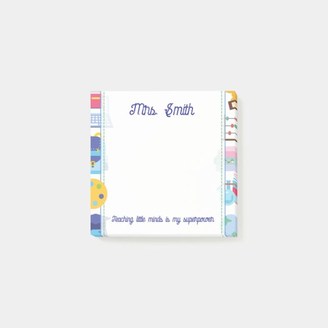 Lehrer - Post-It-Notes Post-it Klebezettel (Vorderseite)