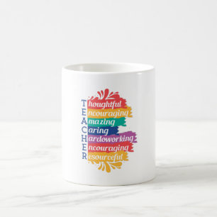 LEHRER RAINBOW-QUOTE KAFFEETASSE