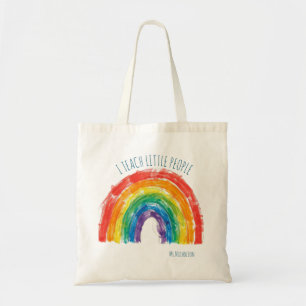 Lehrer Regenbogen-Tasche Lehrer-Geschenk Totebag Tragetasche