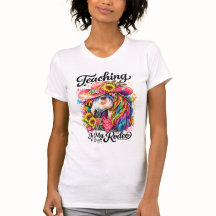 Lehrer Rodeo-Shirt, Florales Pferd Cowgirl-T-Shirt