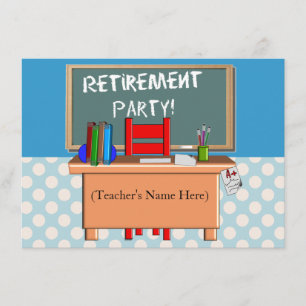 Lehrer-Ruhestands-Party Einladungen