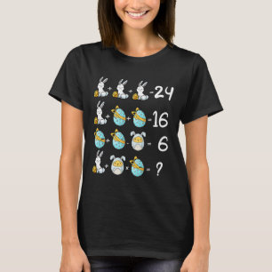 Lehrer Schüler Mathe-Operationen Quiz Ostern Küken T-Shirt