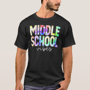 Lehrer Schüler Mittelschule Vibes Erster Schultag T-Shirt