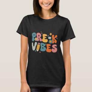 Lehrer Schüler Pre-k Vibes Vor-Kindergarten-Team T-Shirt