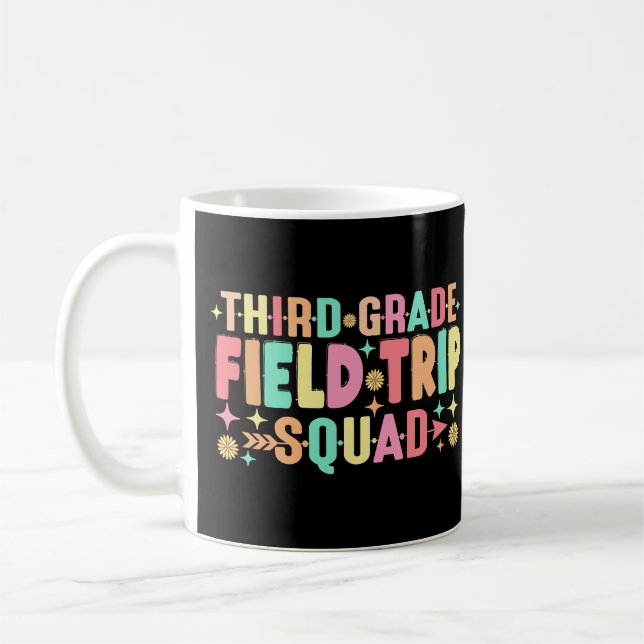 Lehrer SchülerInnen der dritten Klasse der Feldfah Kaffeetasse (Links)