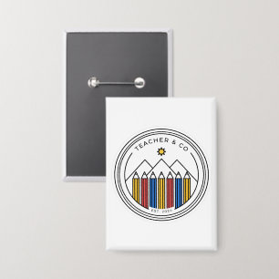 Lehrer-Shirt-Design - Zurück zur Schule Button